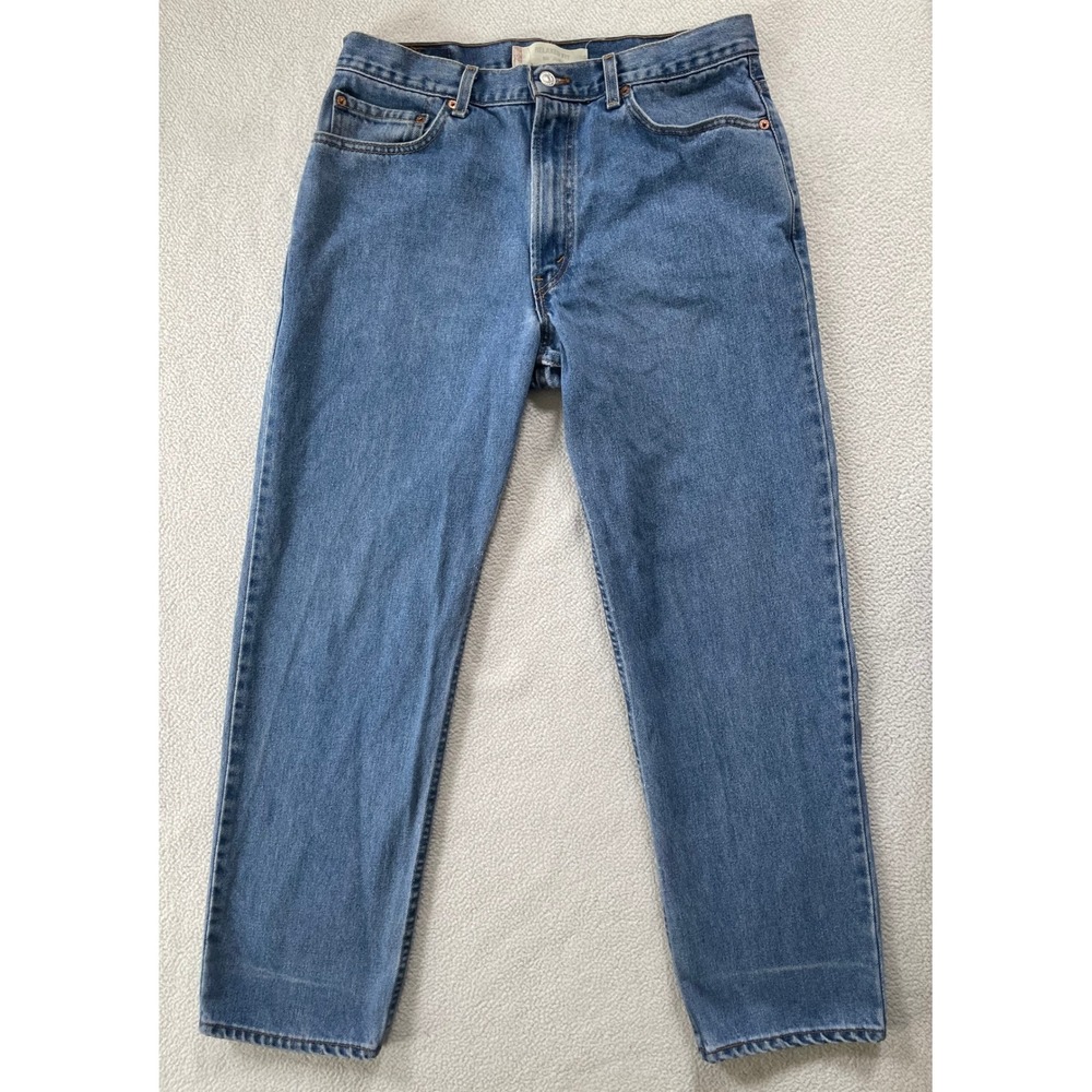 Y2k Made in USA Vintage Levi's Men 34x30 550 Relaxed Fit Jeans Blue Medium Wash